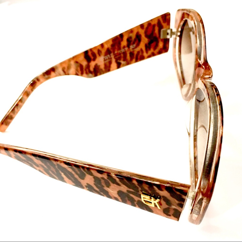 Emanuelle Khahn Tortoise Statement Sunglasses - image 4